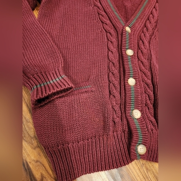 Vtg Hunt Club V-neck cardigan sweater - Picture 6 of 9